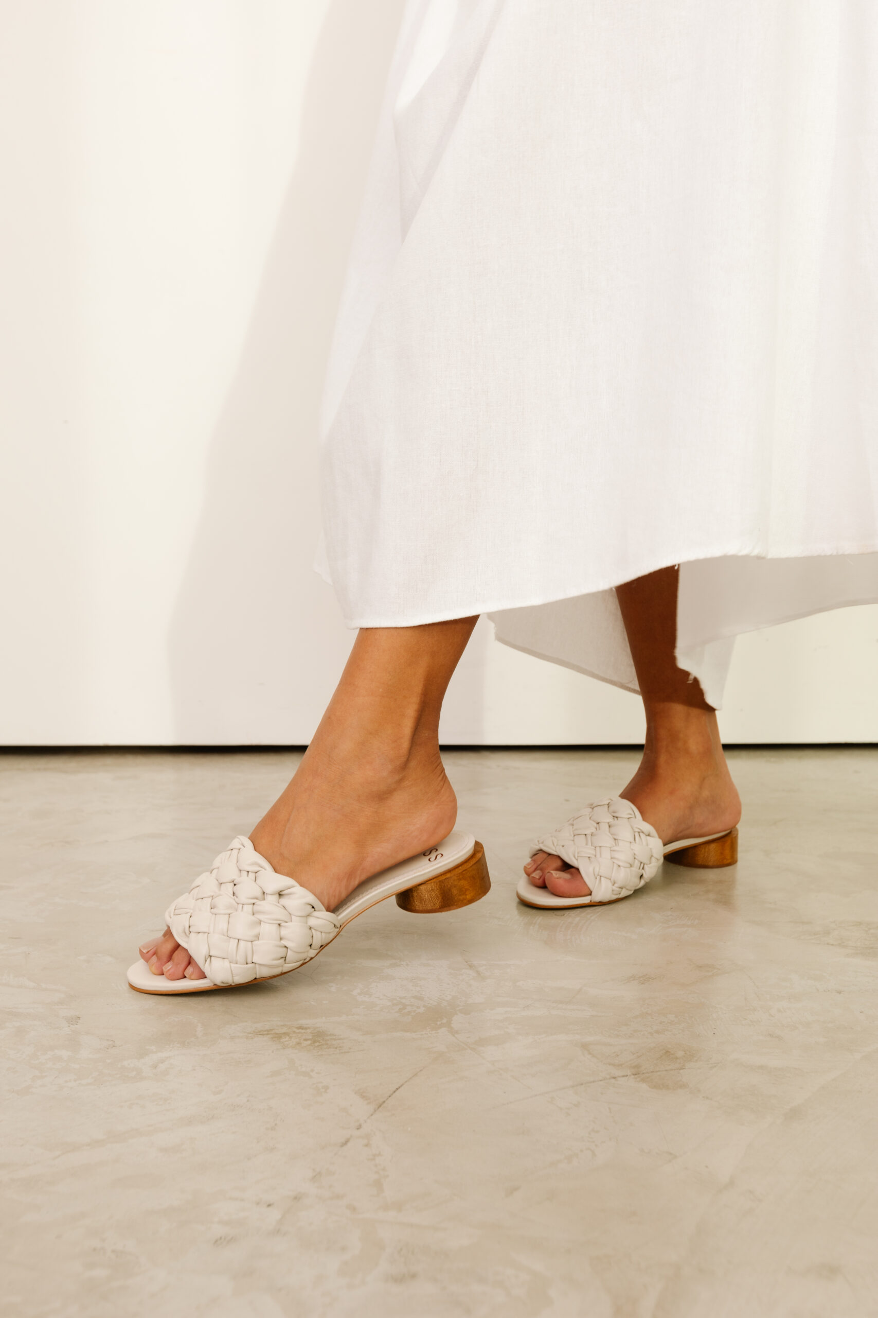 Tamanco em Couro Trançado Ischia - Imagem 2