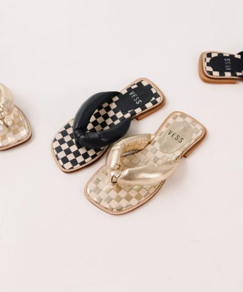 Rasteira Feminina em Couro Módena