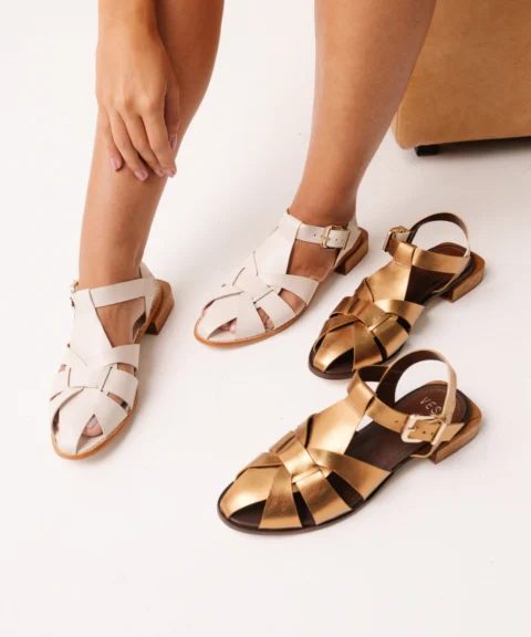 Sandália Fisherman Couro Pêcheur