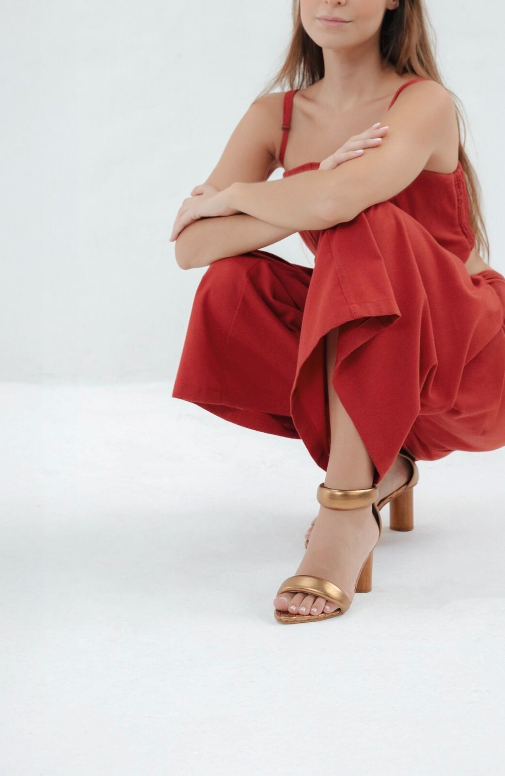 Sandália em Couro Feminina Riace - Imagem 3